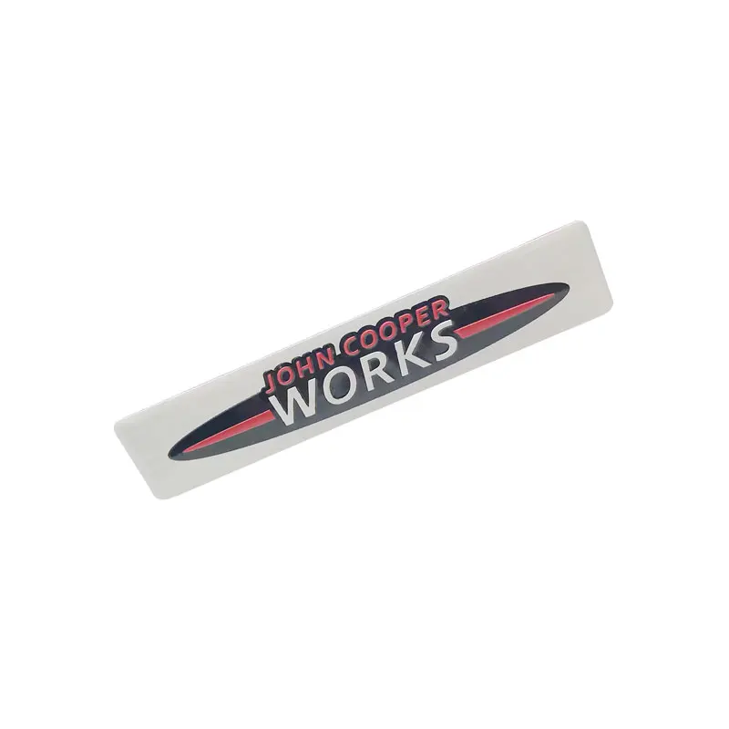 

Автомобильные металлические наклейки JCW, эмблема, решетка, значок для Mini Cooper S John Cooper Works R50 R52 R53 R55 R56 R57 R58 R59 F55 F56