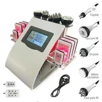 portable 6 in 1 40k cavitation fat burning ultrasound rf vacuum massage slimming machine