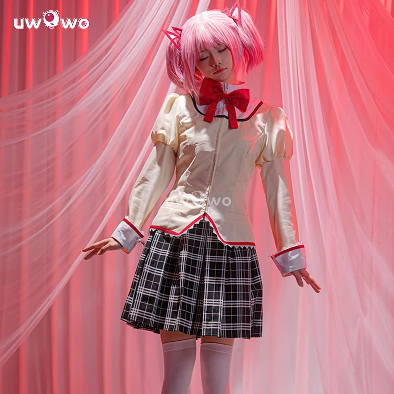 UWOWO Kaname Madokaa Косплей Puellaa Magii Magicaa косплей костюм униформа наряд для женщин костюмы