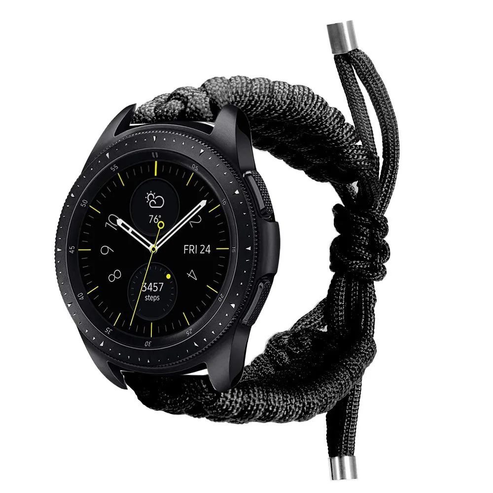 

Ремешок нейлоновый для Samsung Galaxy Watch 3 4 Classic, уличный браслет для Huawei GT2 3 Amazfit GTR, 22 мм, 20 мм
