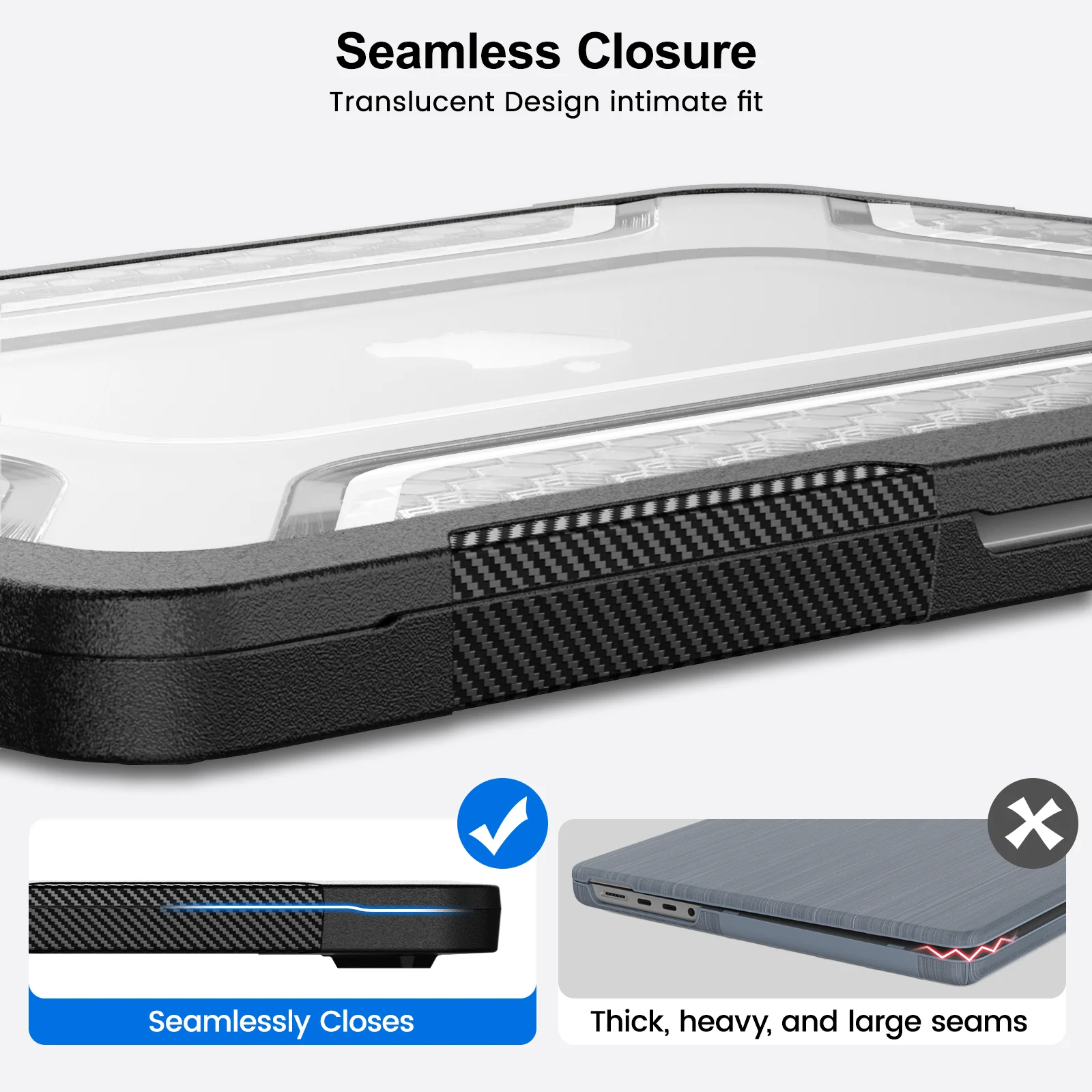 Фото Прочный чехол для ноутбука MacBook NEO 13 дюймов (A3404) 2026 Neo, чехол-рюкзак для ноутбука, противоударный защитный чехол для компьютера №3