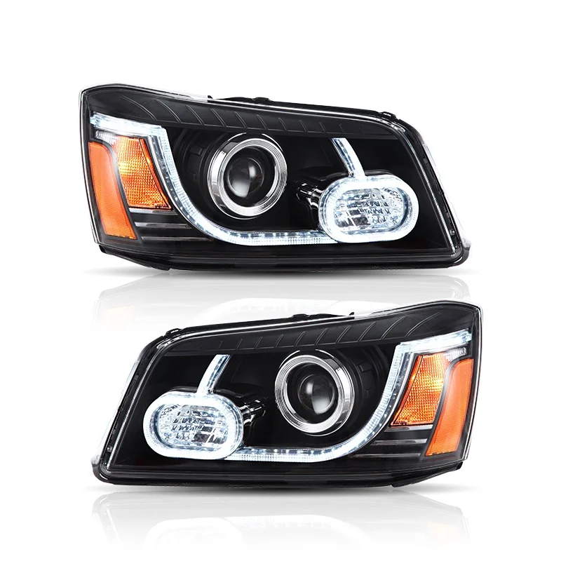 FDS Factory Full LED Автомобильные фары в сборе для Toyota Highlander 2001-2007 Последовательный