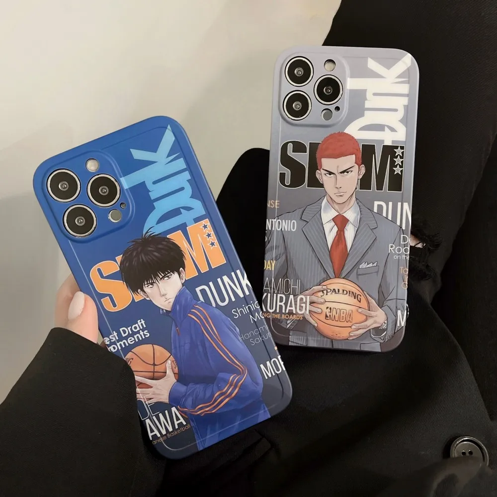 

Basketball Cartoon Character Pattern Phone Case For iphone 11ProMax 11 13ProMax 13 12 12Pro XS X XR XSMAX 7 8Plus Soft Shell