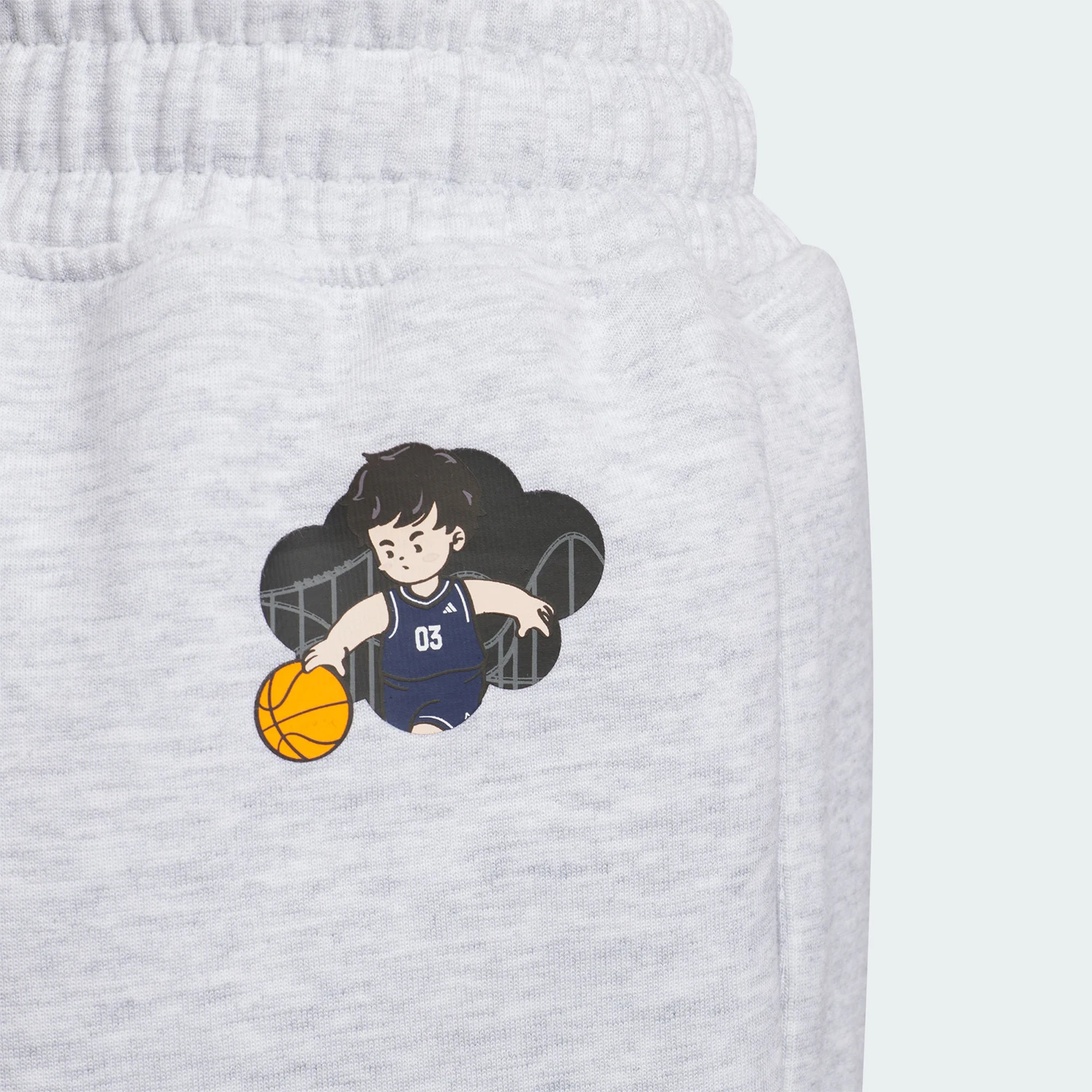 Оригинальные детские брюки Adidas LK GFX KN PNT с эластичной резинкой на щиколотке, простые повседневные, модель KB4570 (art.: 3920dcdb4a491) - 3920dcdb4a491