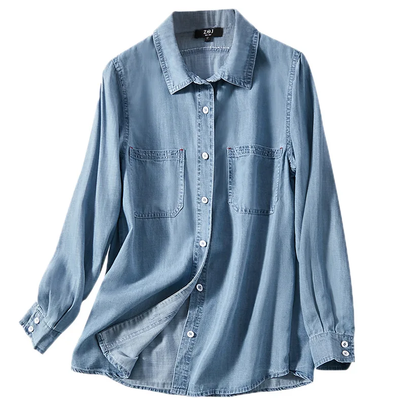 ament przywracania starożytnych sposobów piasek wiosna 2023 джинсовая куртка платье-рубашка новое