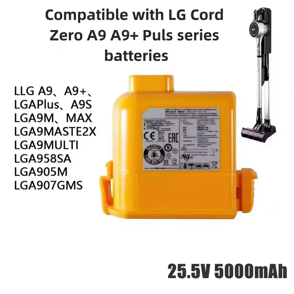 Аккумулятор для пылесоса LG A9 PLUS A905M A907GMS EAC 63758601