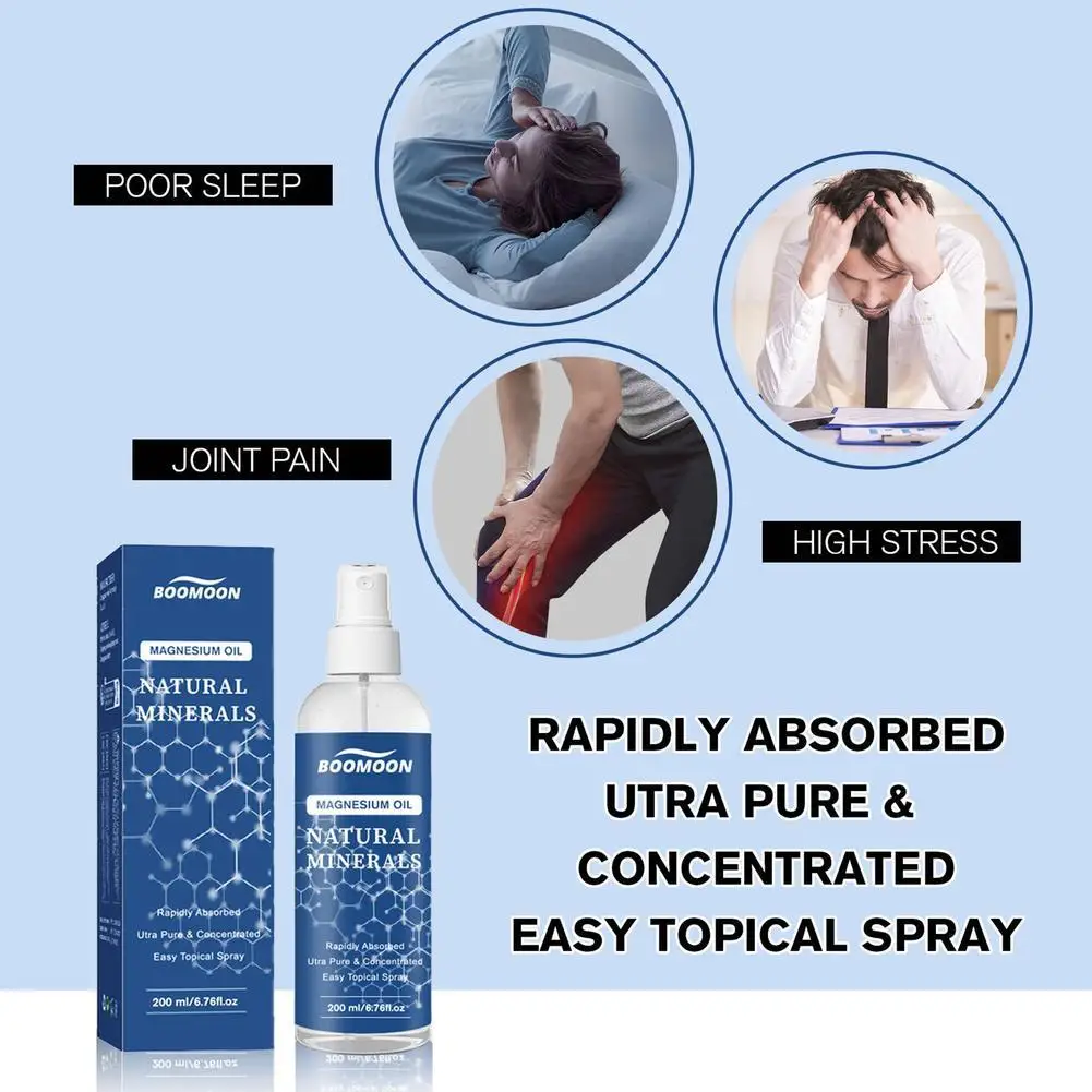 Бутылка-распылитель магниевого масла с магниевым хлоридом местная магниевая