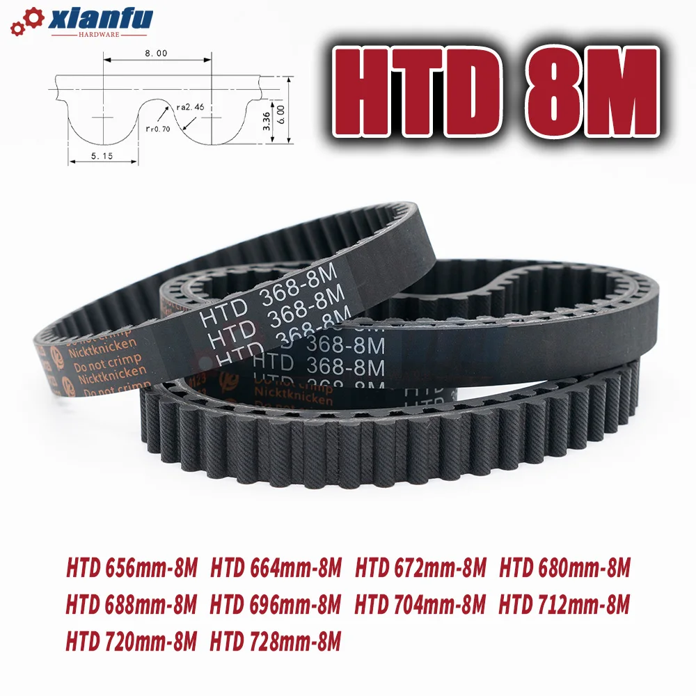 Резиновый ремень ГРМ HTD 8M
