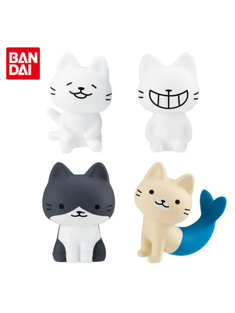 

Genuine Gashapon Cute Cat Monster Sitting Posture Modeling Doll Collection Ornaments Anime Action Figures Gacha Toys