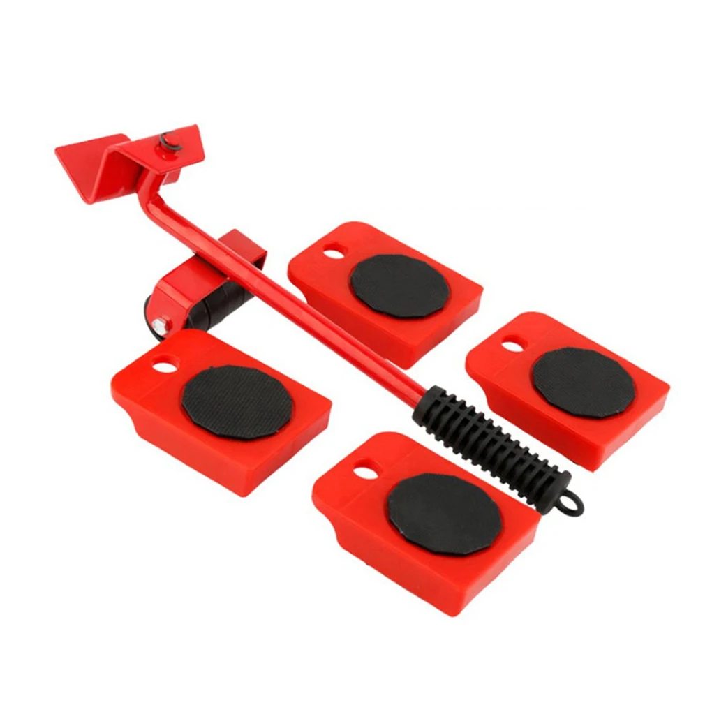 

5 Pcs/set Furniture Moving System Heave Furniture Sofa Wardrobe Wheel Move Slider Moving Tool