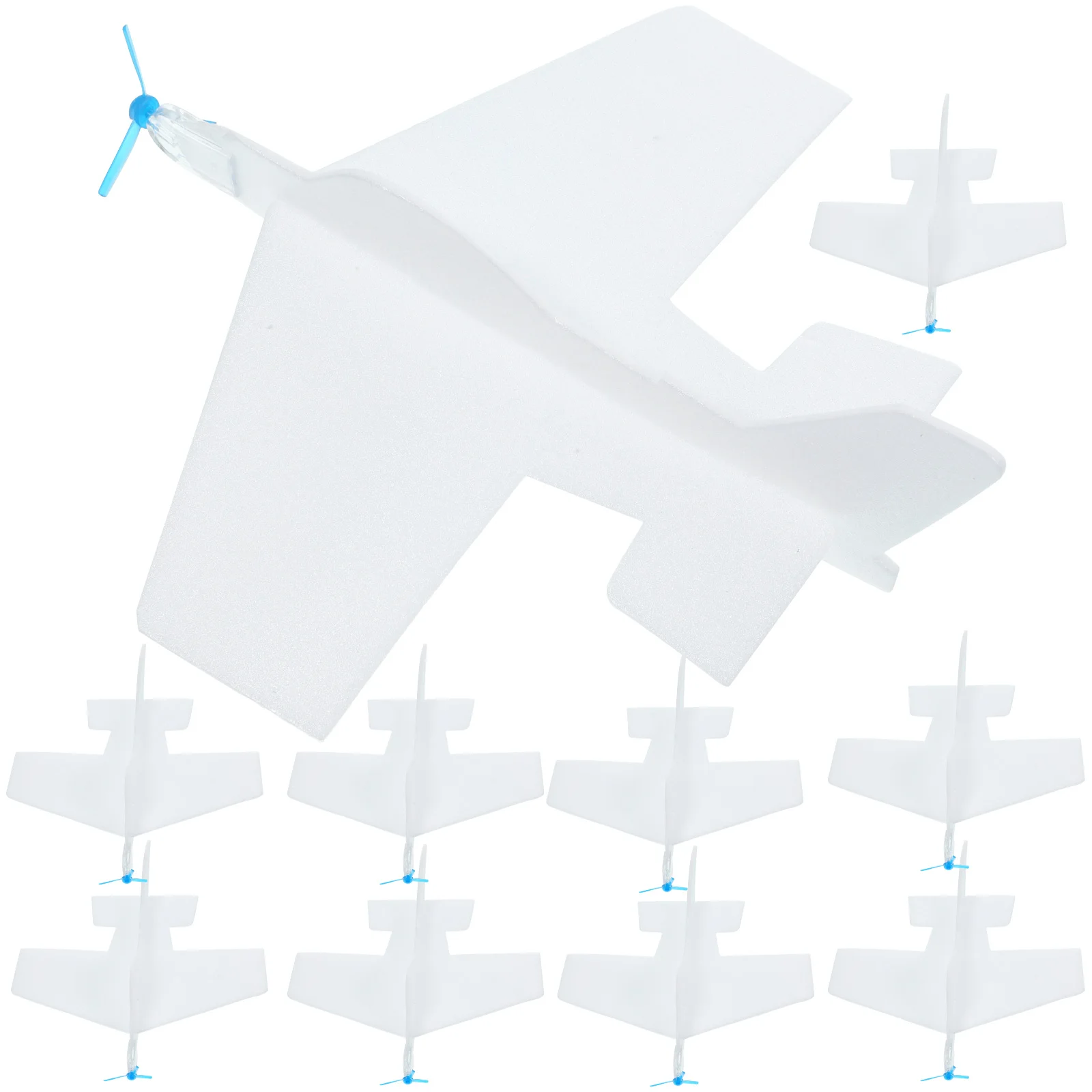 

10 шт. пенопластовый гироскоп, игрушечный самолет, пенопласты, самолеты, украшения для детской вечеринки, спортивные игрушки, планеры, граффити