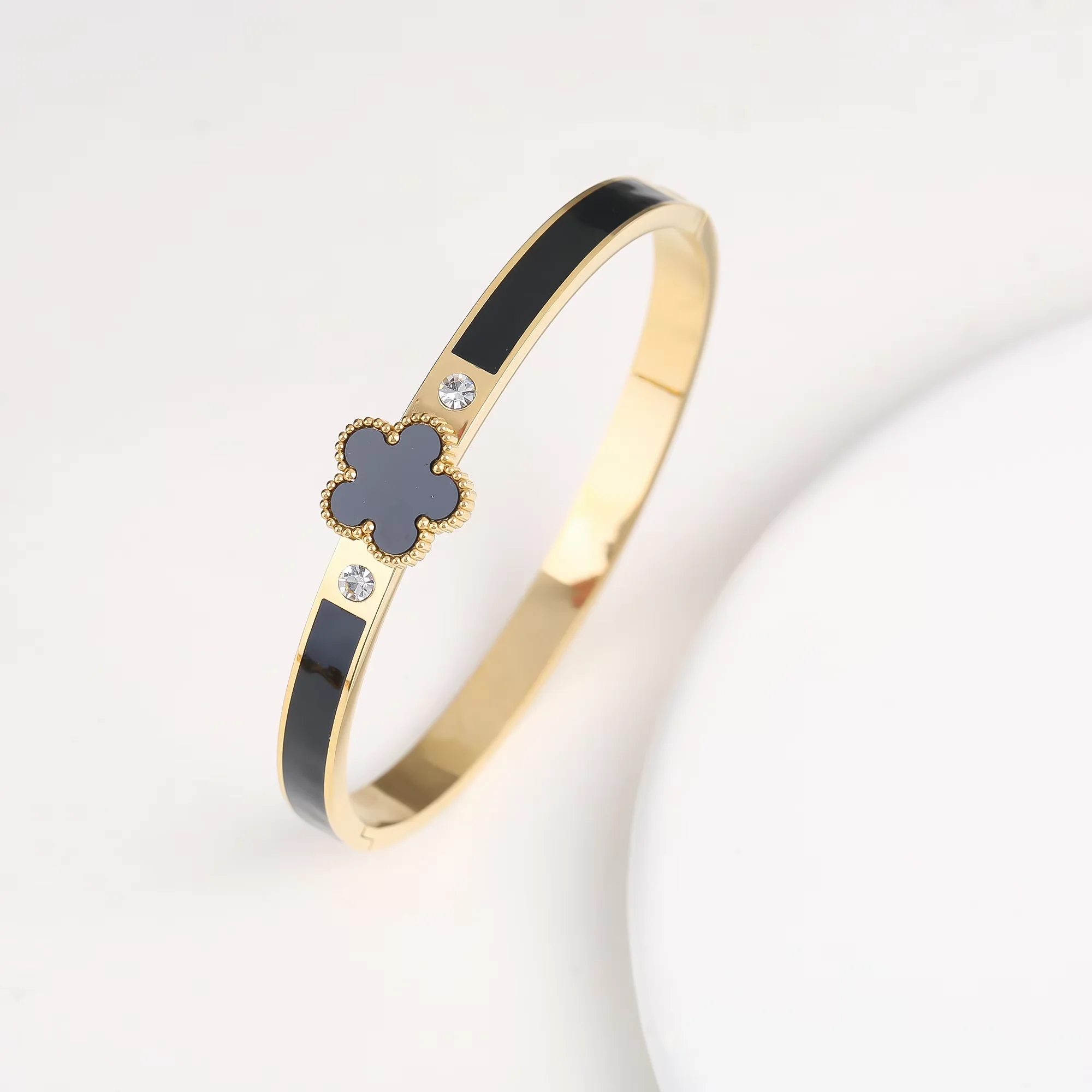 27 цветов классический роскошный открытый браслет из нержавеющей стали с пятью