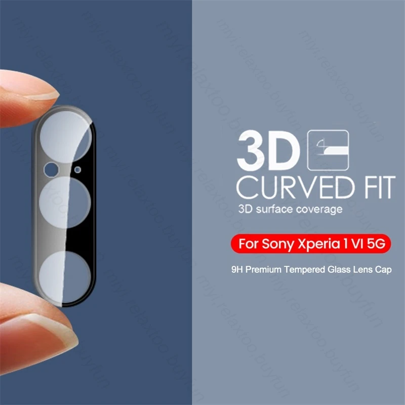 3D изогнутая Защита объектива камеры для Sony Xperia 1 VI 1VI 5G чехол задняя закаленная