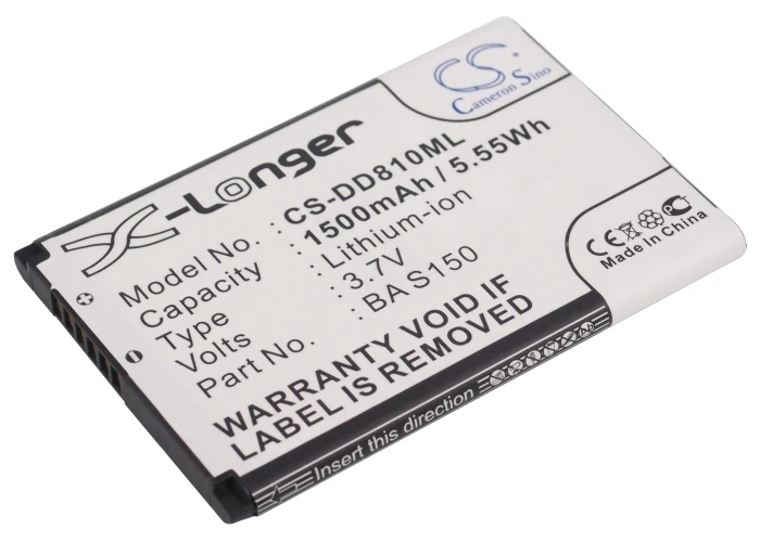 Аккумулятор CS 1500 мАч для Vodafone VPA Compact GPS 35H00077-00M 35H00077-02M 35H00077-04M 13M BA S150 TRIN160 |