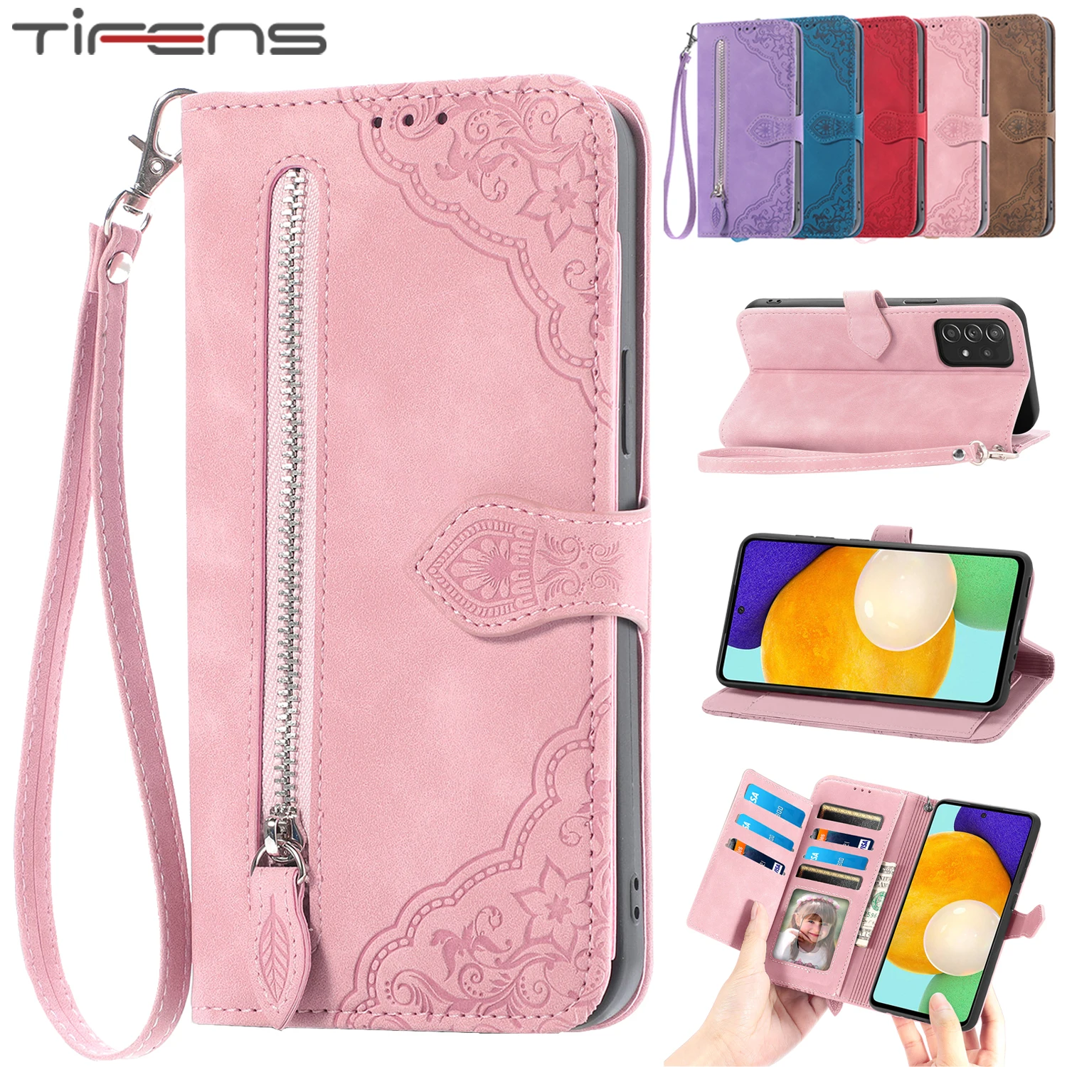 

Роскошный кожаный чехол-кошелек с откидной крышкой для iPhone 13 12 Mini 11 Pro XS Max XR X SE 2020 8 7 6 6s Plus 5