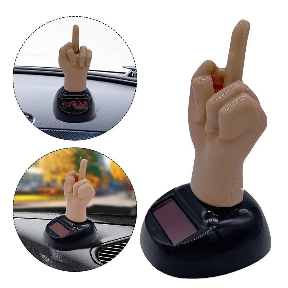 

Украшения для офиса, аксессуары для автомобиля, украшения для игрушечного автомобиля на палец, украшение на солнечной батарее, украшение для приборной панели