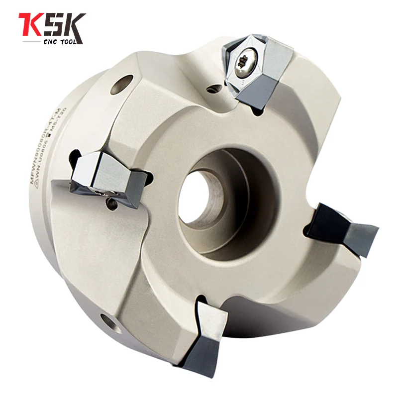MFWN900 plane milling cutter head 90 degrees double hexagonal heavy cutting fast feed WNMU080608 insert