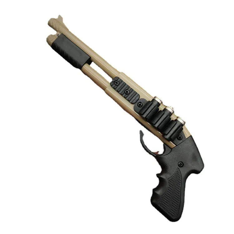 1 шт. забавный антистрессовый мини-пистолет 8 непрерывных сплавов с резиновой