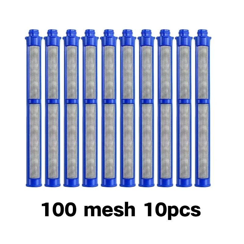 

10/20 шт. фильтры для распылителей аксессуары для распылителей фильтры для безвоздушных пистолетов 30/60/100/150/200 сетчатый фильтр для безвоздушных красок