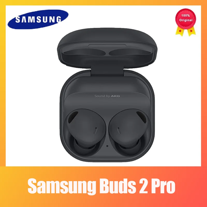 

Original SAMSUNG Galaxy Buds 2 Pro True Wireless Bluetooth Earbuds Noise Cancelling Headset Hi-Fi Sound Headphones IPX7 Buds2Pro