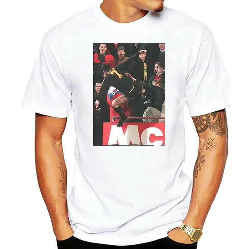 Men t shirt Short sleeve eric cantona kung fu print Unisex T Shirt Women t-shirt tee tops