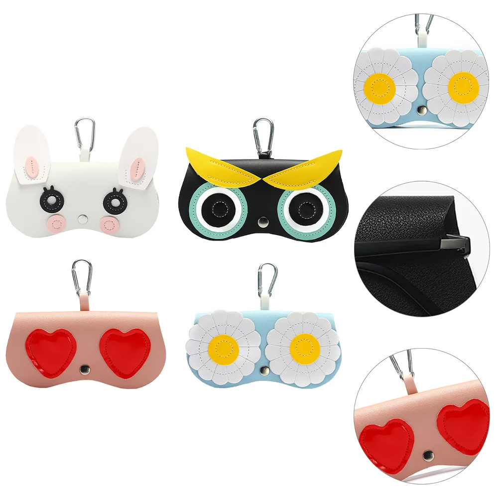 

4 шт., футляры для очков, с крючком