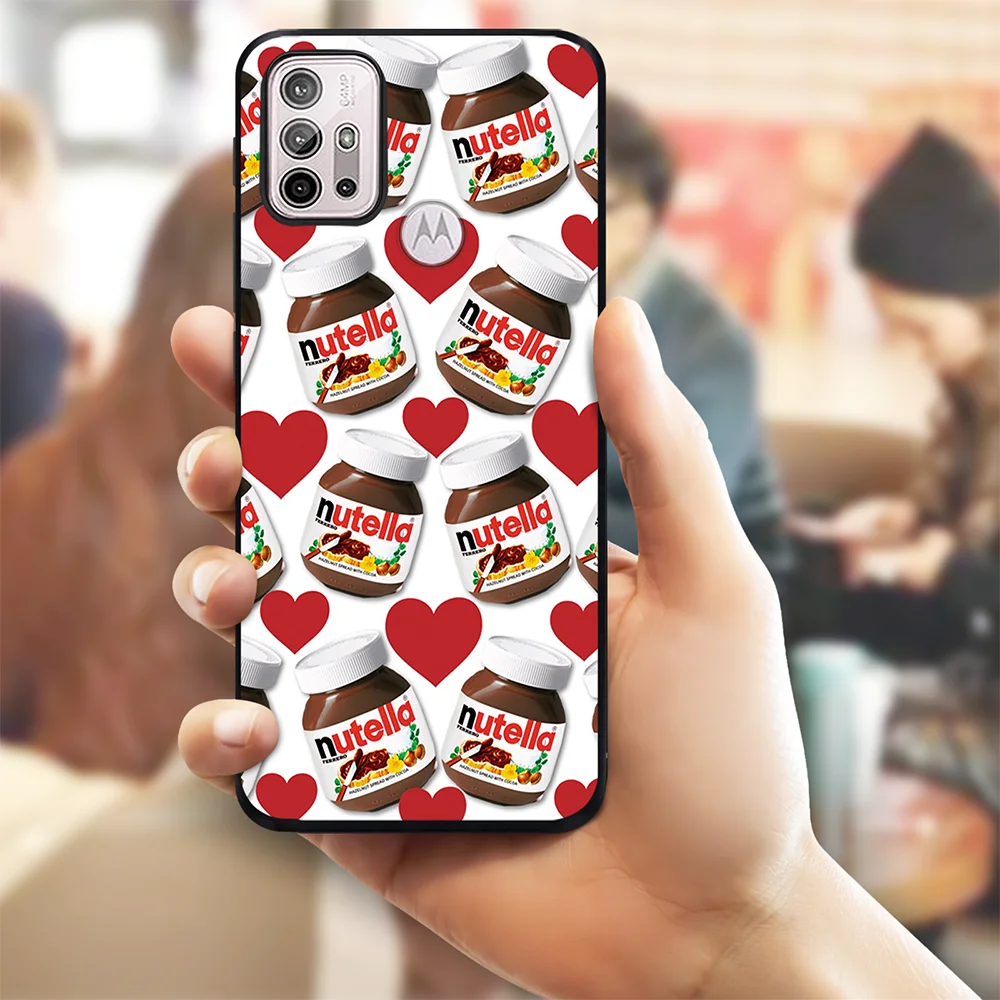 funny chocolate phone case for motorola moto e7 plus g30 g50 g60 2021 stylus g play e20 edge 20lite pro fusion protection shell free global shipping