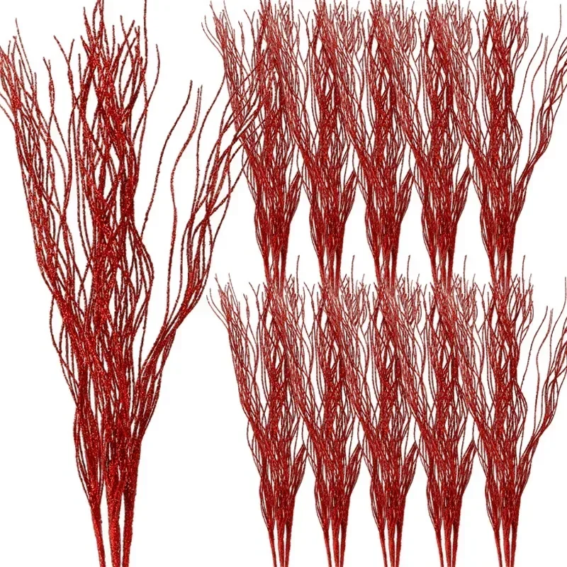 

Искусственные блестящие веточки ягод GOLD