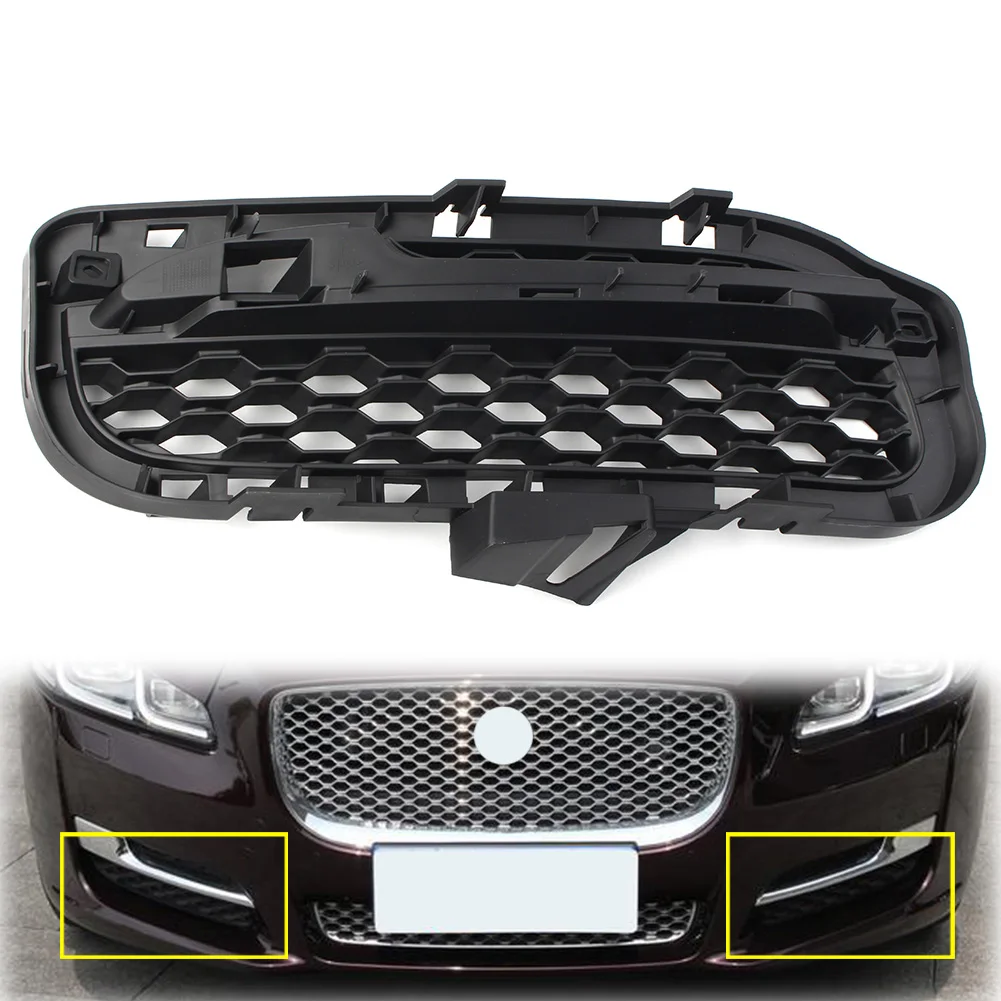 

1pcs Car Bumper Fog Lamp Grille Foglights Grill Protector ABS Trim For Jaguar XJ 2016 2017 2018 2019 2020 2021 C2D27005