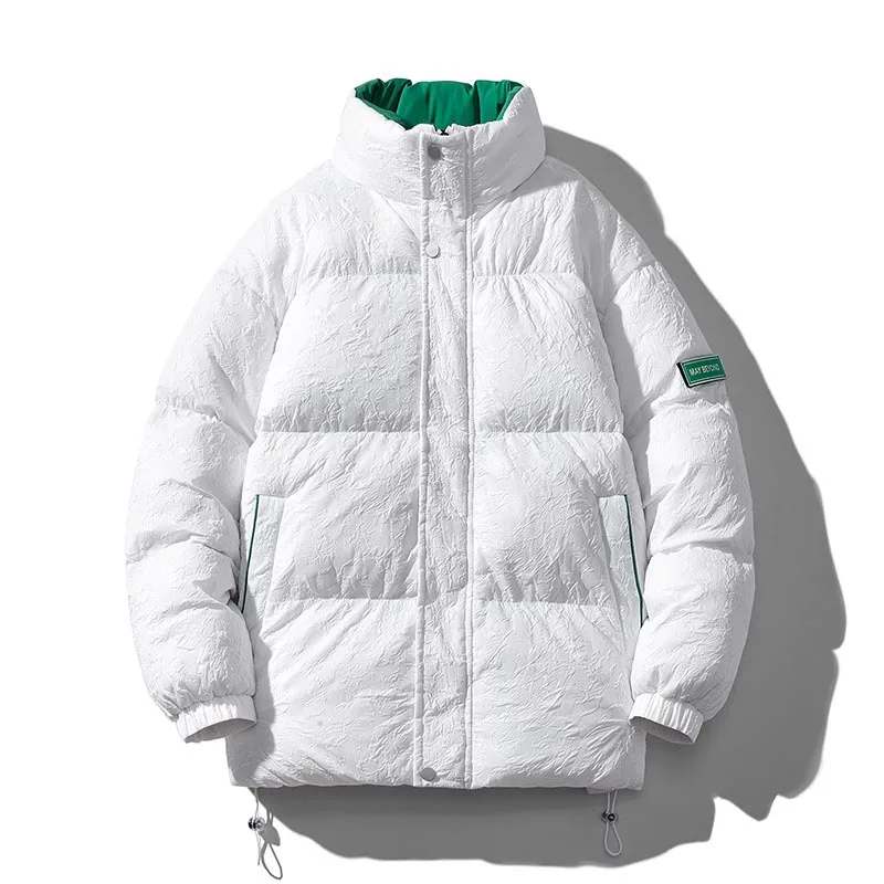 Winter Coat Men 2022  Parkas Mens Fashion Stand Collar Warm Casual Jackets Multicolor Outdoor Sports Cotton Padded Clothes