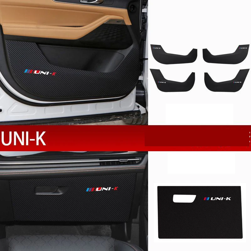 

Для Changan UNI-K UNIK 2023 2022 Автомобильная дверь Co-пилотная перчатка Box противоударный коврик грязеотталкивающие Наклейки Обложка отделка полиуретановая отделка