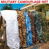 summer outdoor hunting military camouflage net woodland military training vehicle cover tent shade camping awning 2x2m3x5m4x5m