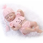 26 см Bonecas Reborn Doll Toys водостойкие Beb Reborn De силиконовые мягкие реалистичные настоящие Reborn Bebe для девочек детский подарок