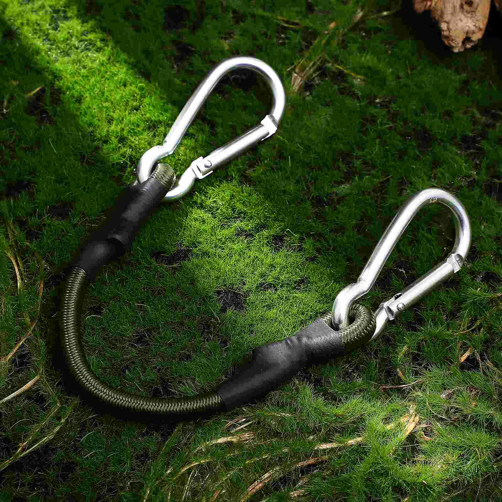 4-х шт. сверхмощные карабины для банджи с крючками эластичные ремни уличного