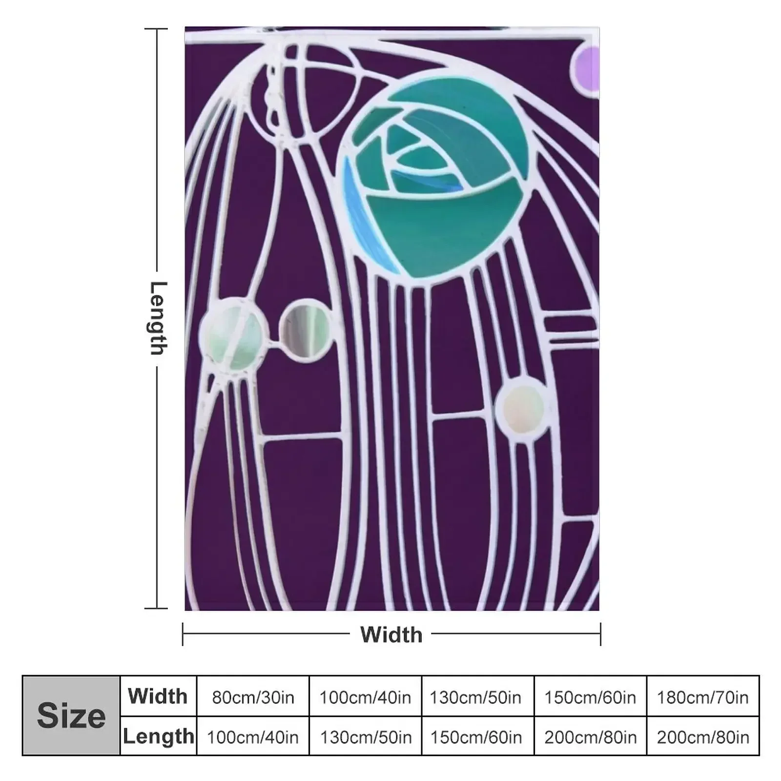 Дизайнерское одеяло Charles Rennie Mackintosh декоративное плед на диван одеяла