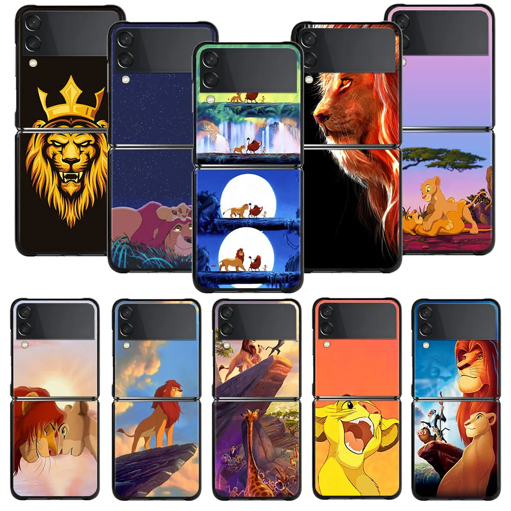 

Disney The Lion King movie Celular Hard PC For Samsung Galaxy Z Flip3 5G ZFlip Flip ZFlip3 Smartphone Case