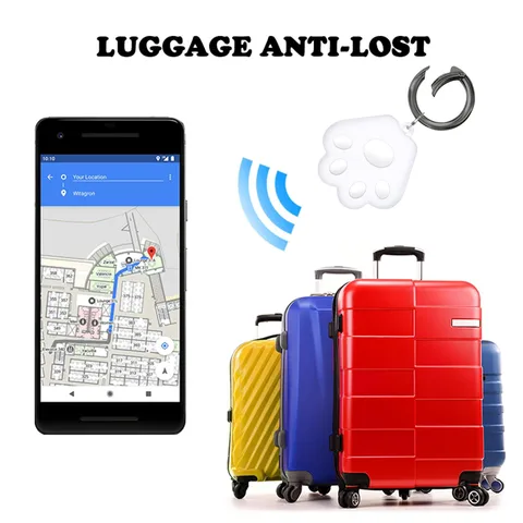 Портативный мини-локатор для отслеживания кошек и собак, скрытое устройство слежения Gps для детей, Bluetooth 5,2, ожерелье для отслеживания мобильных ключей