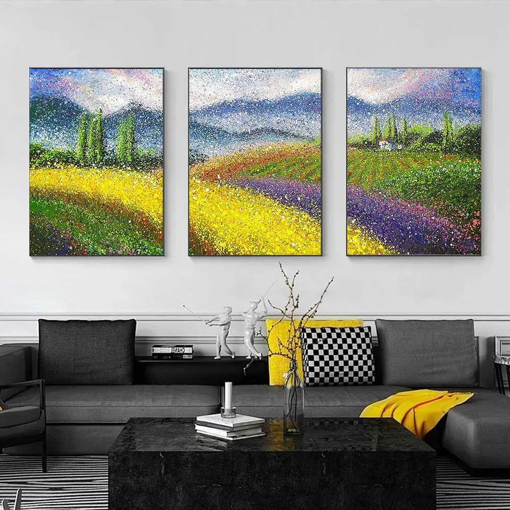 

abstract art pastoral landscape canvas painting office wall art poster living room corridor bedroom home decoration mural