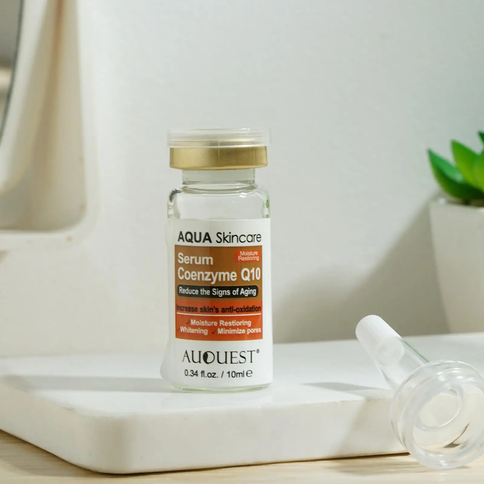 10 мл шесть сыворотка с пептидами жидкий Коэнзим Q10 Гиалуроновый отбеливающий