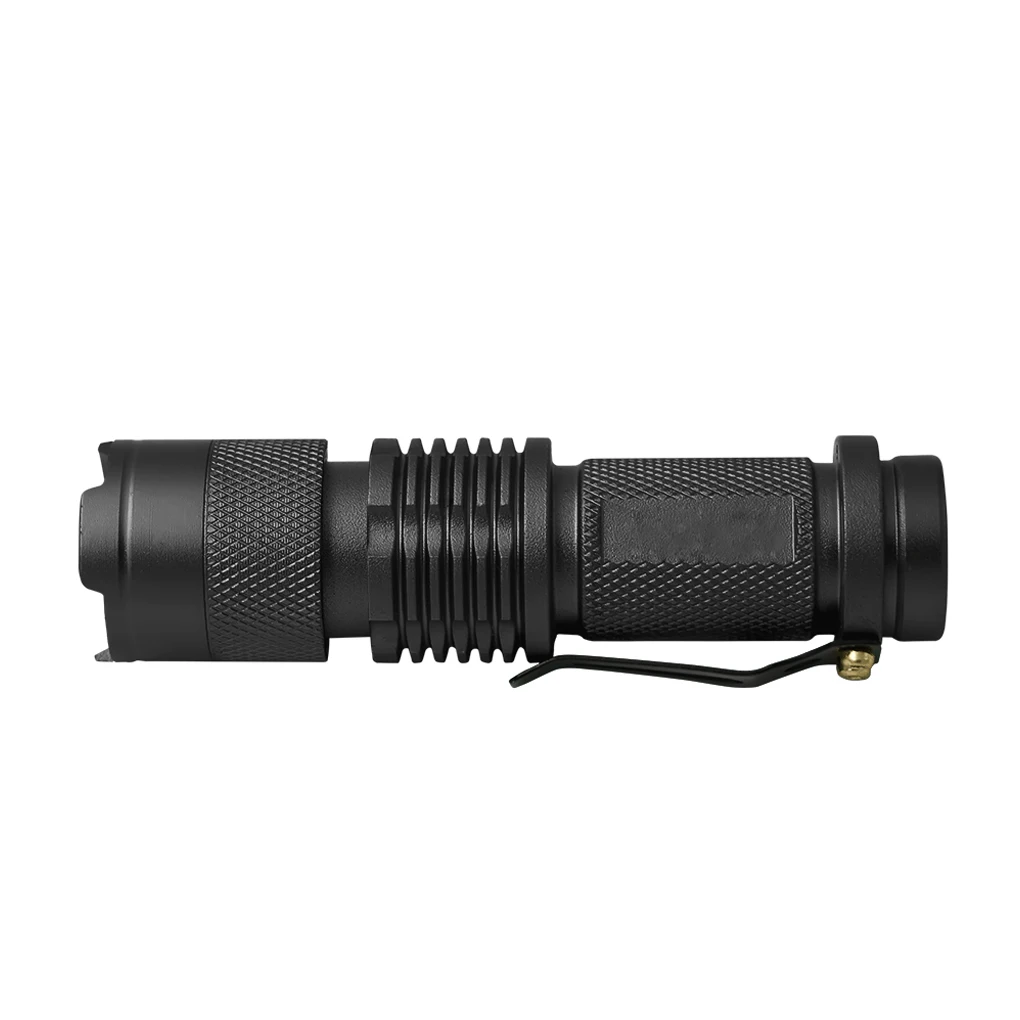 

1/2/3/5 Flashlight Adjustable Stretchable Home Use Torch Travelling Lights Black