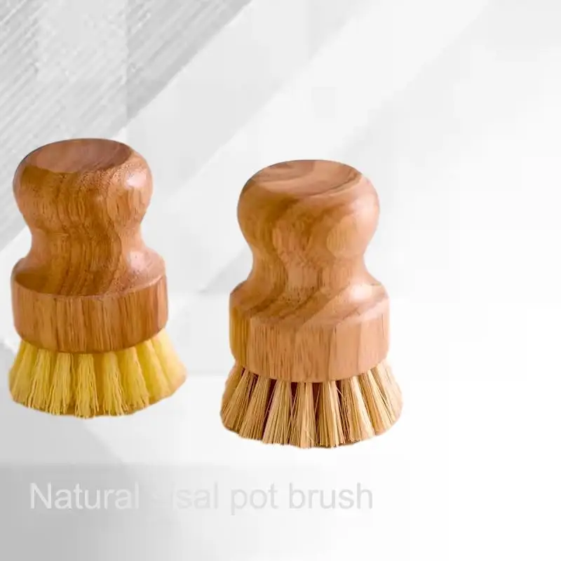 

Natural Sisal Short Handle Wash Pot Artifact Dishwashing Brush - The Ultimate Cleaning Tool for Effortless Dishwashing