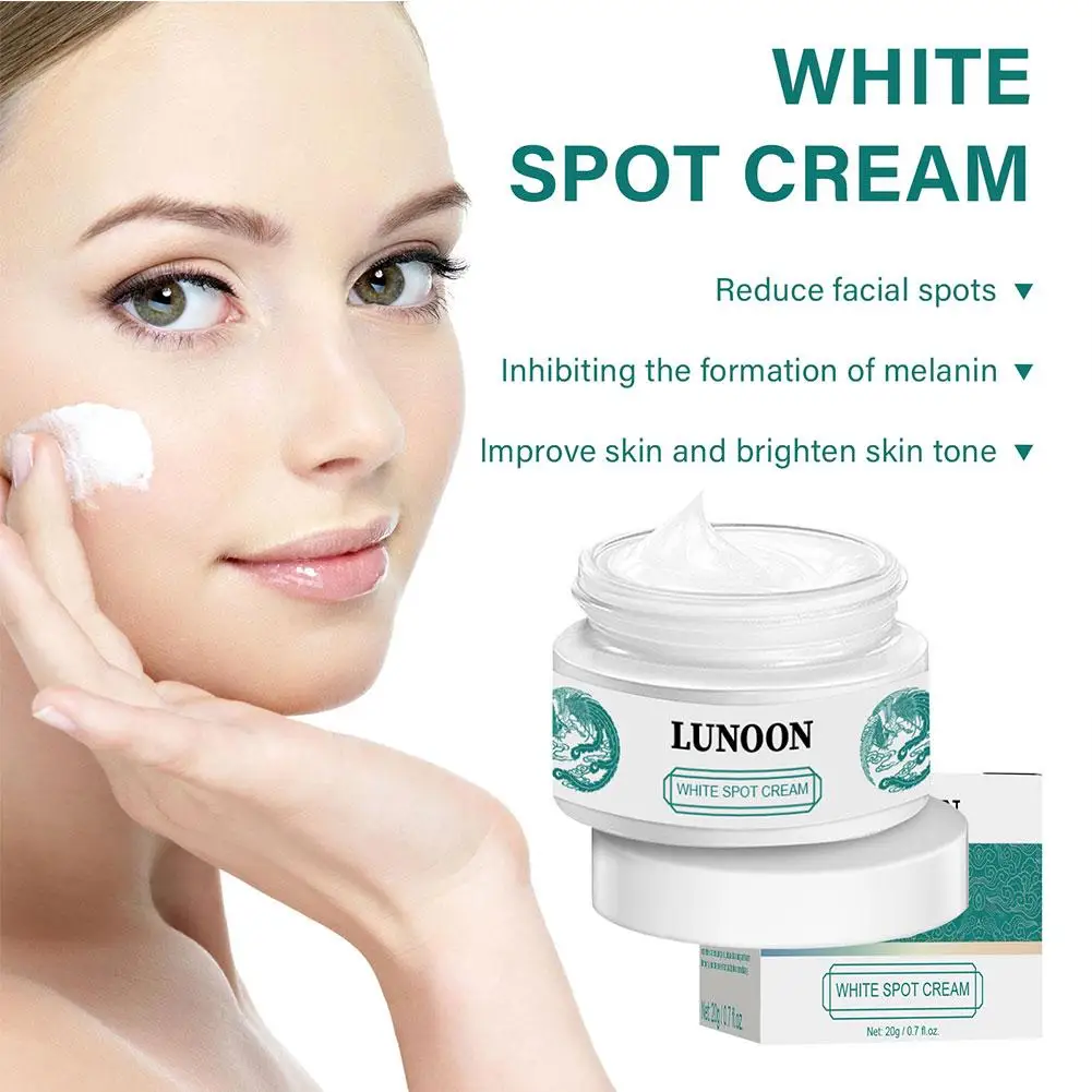 

20g White Spot Cream Moisturizing Brightening Reduce Skin Lightening Fine Care Melasma Tighten Lines Facial Skin The H7M0