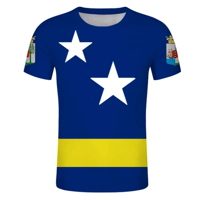 

Мужская футболка Curacao с надписью «Республика», пользовательский топ с сюрпризом, с именем и номером, на лето