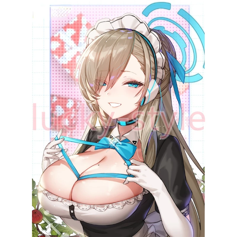 

Boutique Cartoon Anime Girl Decal Blue Archive Asuna Sticker Laptop Sexy Waifu Car Sticker Car Decoration