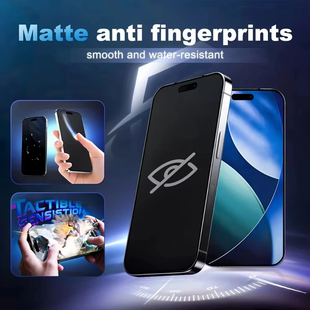Фото Антишпионская матовая защитная пленка для экрана Xiaomi Poco X7 M7 F7 Pro F6 F5 F3 M6 M3 X6 X5 X3 Pro M5S C65 C71 C75, мягкая керамическая пленка №4