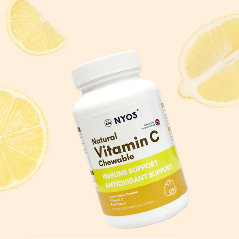 

1 Bottle Vitamin C Chewable Tablets Vd Calcium Iron Zinc Complex Multinutrient Immune Dietary Supplement Health Food