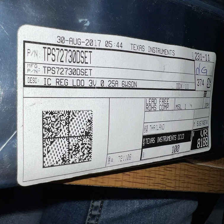 

Free shipping TPS72730DSER WSON-6 10PCS