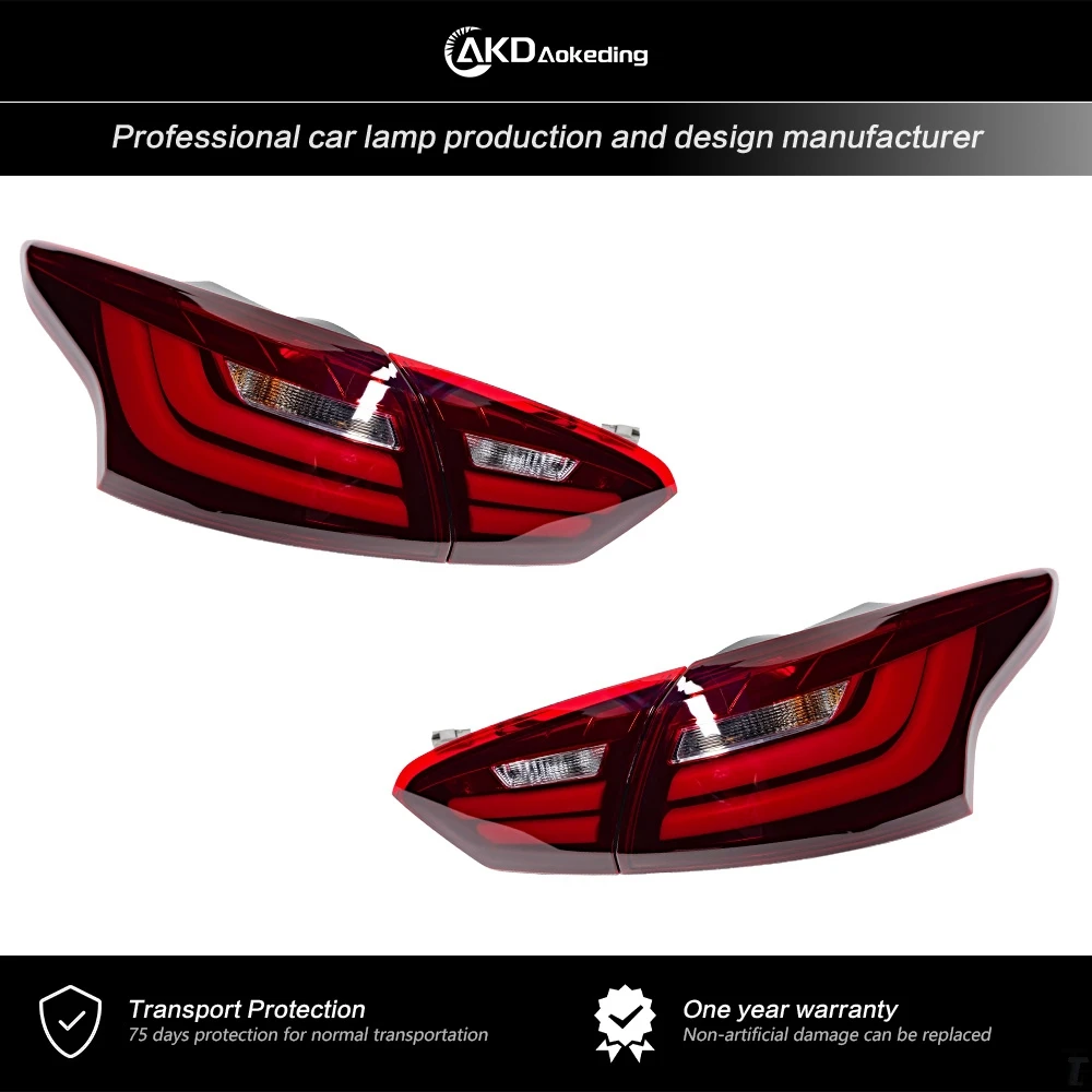 

Tail Lamp For Ford Focus 3 2012-2014 Sedan LED Tail Lights Fog Light Daytime Run Lights DRL Tuning Focus 3 Car Accessories