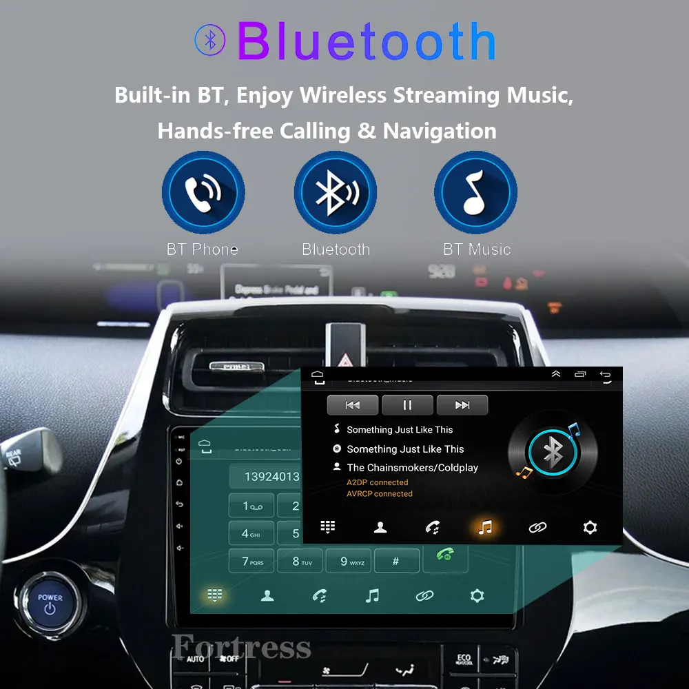 Для Toyota Prius XW50 2015-2020: Автомагнитола Android 16 с навигацией GPS, Android Auto, дисплеем Carplay, 4G (без 2DIN) (art.: 3920d4e602f40) - 3920d4e602f40