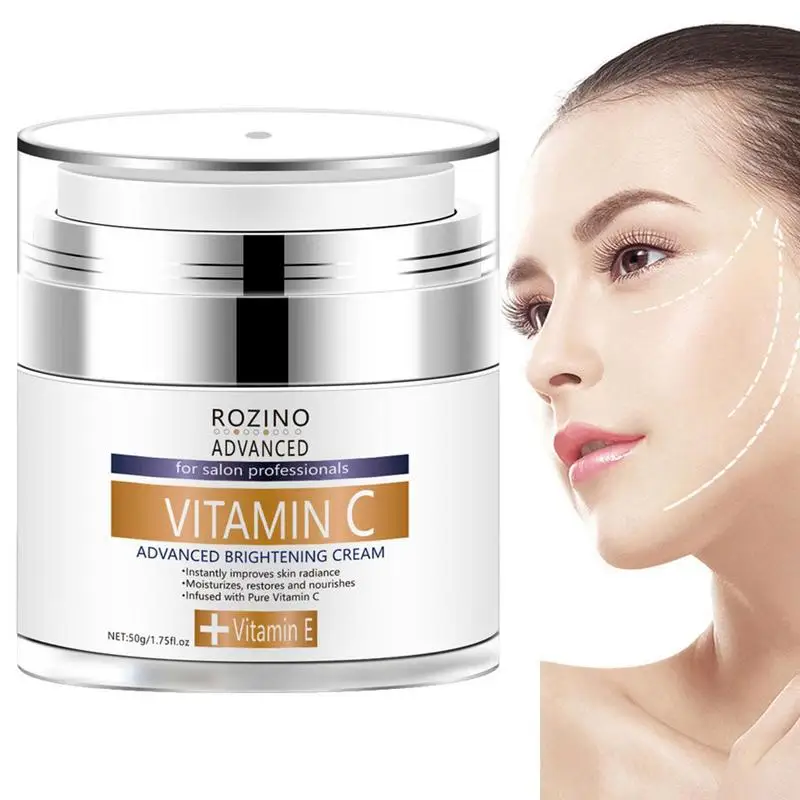 

Крем для лица с витамином C, средство против старения и морщин, средство для ухода за кожей, мягкая формула, безопасная